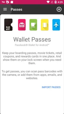 WalletPasses android App screenshot 1